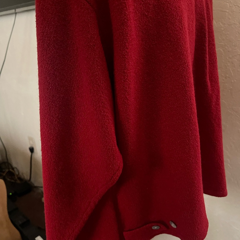 Red Button-Up Cardigan - Picture 5 of 8